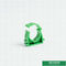 il morsetto di tubo di plastica degli accessori del tubo di 20mm Ppr taglia il colore verde per il rifornimento idrico