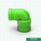Dimensione di plastica verde 20-160mm della tubatura dell'acqua per il gomito uguale del trasporto industriale dei liquidi