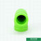 Dimensione di plastica verde 20-160mm della tubatura dell'acqua per il gomito uguale del trasporto industriale dei liquidi