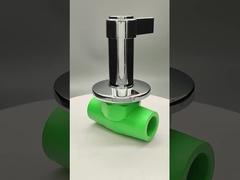 Valvola a sfera PPR di lusso in rame-plastico resistente alla corrosione