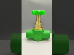 Valvola a sfera PPR di lusso in rame-plastico resistente alla corrosione