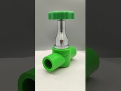 Valvola a sfera PPR di lusso in rame-plastico resistente alla corrosione