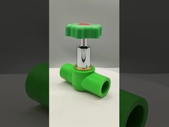 Valvola a sfera PPR di lusso in rame-plastico resistente alla corrosione