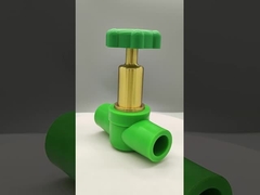 Valvola a sfera PPR di lusso in rame-plastico resistente alla corrosione