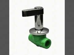 Valvola a sfera PPR di lusso in rame-plastico resistente alla corrosione