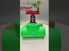 PPR Valvola di arresto pesante Valvola globe regola il flusso Trattamento criogenico Passare il test del sedile 20-110mm