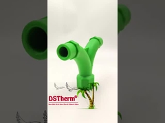 PPR Tipo Y Tee Per sistema di tubazioni S2.5 Alta durata Sud America Modello personalizzato