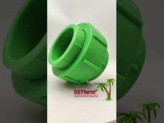 Unione in plastica verde Ppr per sistema di tubazioni Resistenza chimica personalizzabile