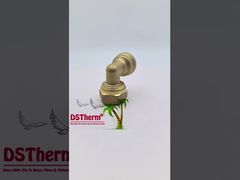 Raccordo a gomito filettato femmina Pex in ottone Colore ottone Logo personalizzato Raccordi a vite Peso medio