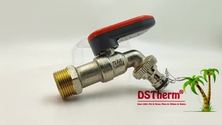 Rubinetti a sfera con maniglia bloccabile