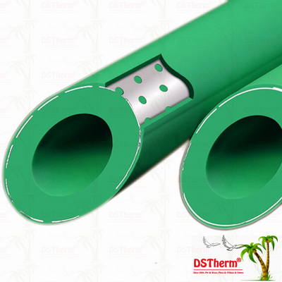 Ppr ha perforato il tubo sventato di alluminio del tubo di Ppr di lunghezza di alluminio composita di alluminio del tubo PN16 PN20 4m