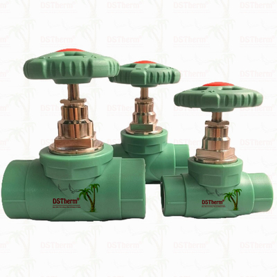 7 mm Spessore Lavatrice PPR Valvola di cancello Flusso pesante Facile installazione Anti-ruggine resistente