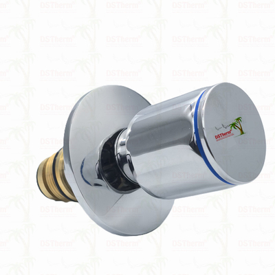 Valvola di arresto cromata Ppr con maniglia antiscivolo a bassa manutenzione 20-32 mm Dimensioni personalizzabili