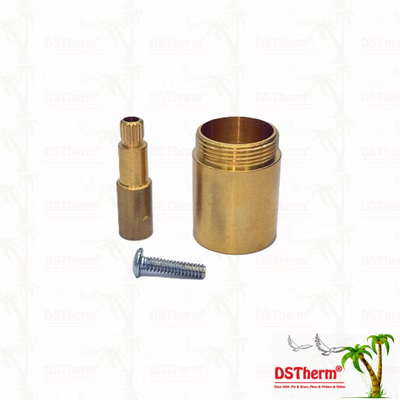 Manica di estensione della valvola in ottone / cromo 1/2 " - 1" Dimensione personalizzata
