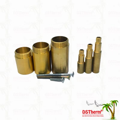 Manica di estensione della valvola in ottone / cromo 1/2 " - 1" Dimensione personalizzata