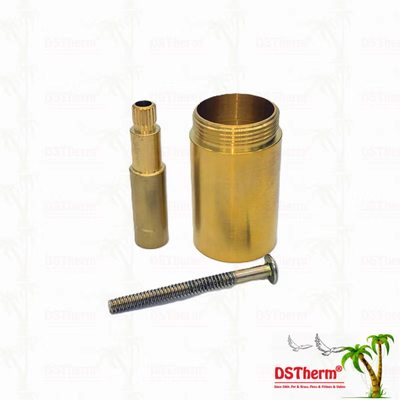 Manica di estensione della valvola in ottone / cromo 1/2 " - 1" Dimensione personalizzata