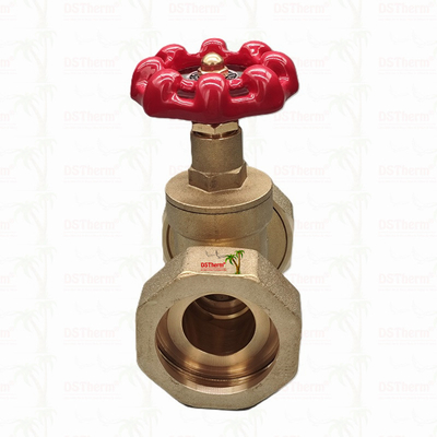 Valvola di porta in ottone con maniglia di ferro fuso rosso ad alto flusso 1/2"-4"