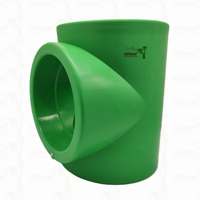 PPR Equal Tee per sistema di tubazioni PN25 DN160 Alta durata Eco Conscious