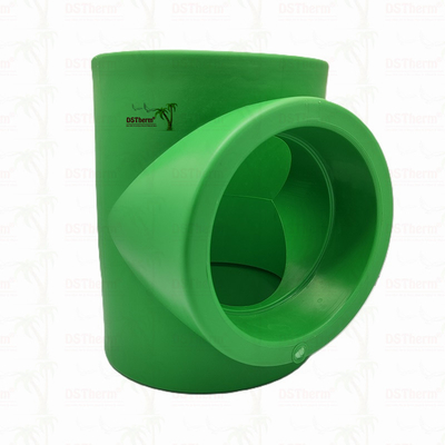 PPR Equal Tee per sistema di tubazioni PN25 DN160 Alta durata Eco Conscious