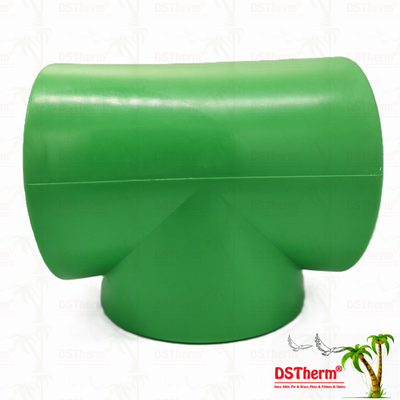 PPR Equal Tee per sistema di tubazioni PN25 DN160 Alta durata Eco Conscious