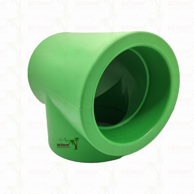PPR Equal Tee per sistema di tubazioni PN25 DN160 Alta durata Eco Conscious