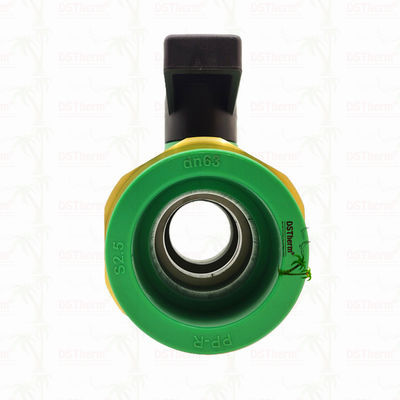 Valvola a sfera PPR Union Full Bore Valvola a sfera a doppia unione PPR 20-63MM Installazione a vista