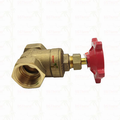 Valvola di porta in ottone con maniglia rossa 1/2"-2" Dimensione personalizzata Anticorrosione