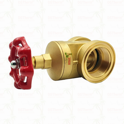 Valvola a saracinesca in ottone con maniglia rossa 2" Dimensione personalizzata Capacità di tenuta ad alta pressione
