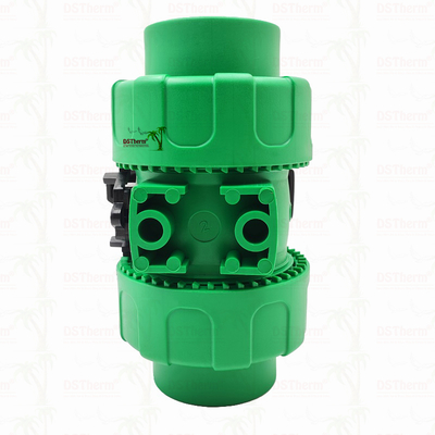 Valvola a sfera PPR a doppia unione con sfera in plastica S2.5 20-63MM LOGO personalizzato