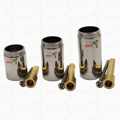 Prolunga stelo valvola in ottone/cromato, prolunga cartuccia, dimensioni personalizzate