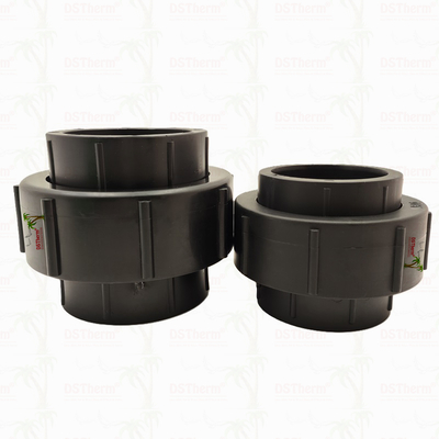 Ppr Black Plastic Union per sistema di tubazioni Personalizzabile Durabilità Resistenza chimica
