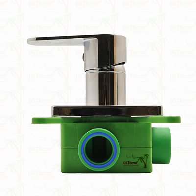 Valvola miscelatore doccia a 3 vie cromata PPR 20mm 25mm