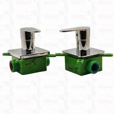 Valvola miscelatore doccia a 3 vie cromata PPR 20mm 25mm