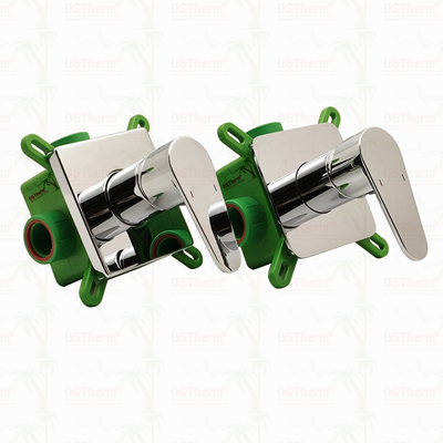 Valvola miscelatore doccia a 3 vie cromata PPR 20mm 25mm