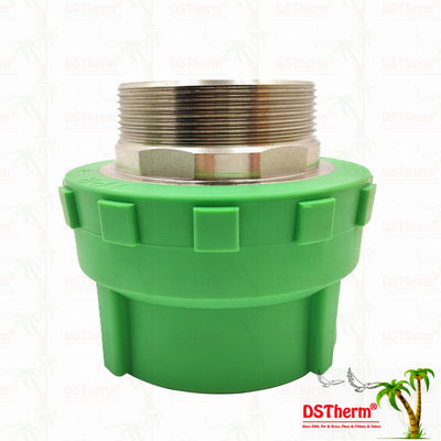 Fittings per tubi PPR di plastica a filo maschile 75*2 1/2" Dimensioni personalizzate