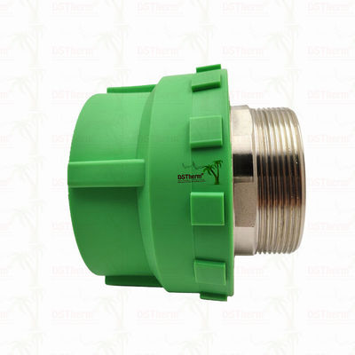 Fittings per tubi PPR di plastica a filo maschile 75*2 1/2" Dimensioni personalizzate