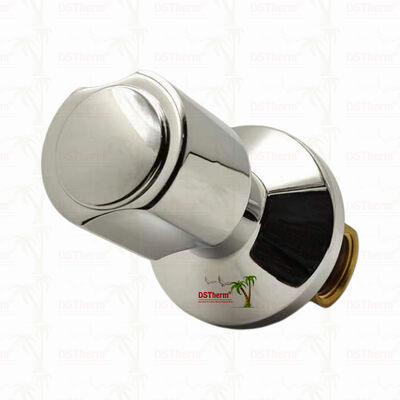 Valvola di arresto in ottone cromato, valvola globale, stile sudamericano B 1/2"-1"