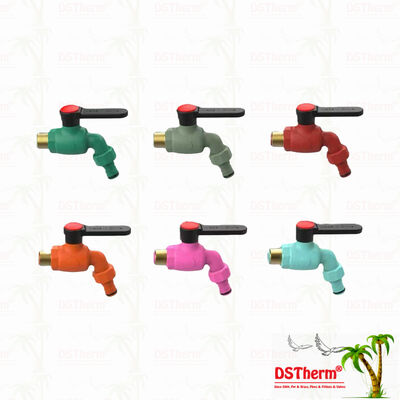 Rubinetti a staffa PPR, rubinetto per acqua, rubinetto a spruzzo, colore personalizzato 1/2"