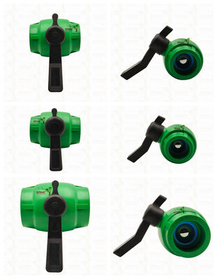 Valvola a sfera a foratura completa PPR con cartuccia di ottone per tubi PPR 20-63MM personalizzabile