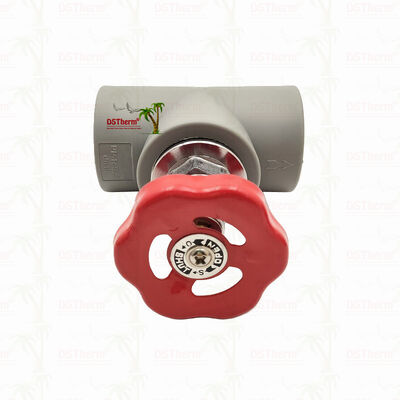 Valvola di intercettazione in PPR cromato grigio con cartuccia in ottone Global Valve 20-110mm