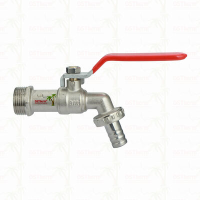 Medio versatile pallone Bibcocks con il migliore anti-ruggine DACROMET maniglia Rubinetto Acqua rubinetto Spigot 1/2 "-1"
