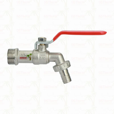 Medio versatile pallone Bibcocks con il migliore anti-ruggine DACROMET maniglia Rubinetto Acqua rubinetto Spigot 1/2 "-1"