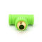 Gli accessori per tubi di plastica verdi standard ISO15874 uguagliano per modellare le pareti interne liscie