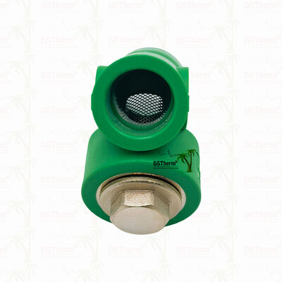 Valvola con filtro PPR Valvola filtrante compatta a forma di Y PN25 da 20–32 mm per sistemi idrici