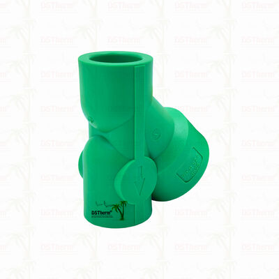 Valvola con filtro PPR Valvola filtrante compatta a forma di Y PN25 da 20–32 mm per sistemi idrici