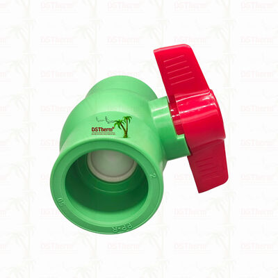 Valvola a sfera di plastica PPR con sfera di plastica per impianti idraulici 20-63 mm perdita zero