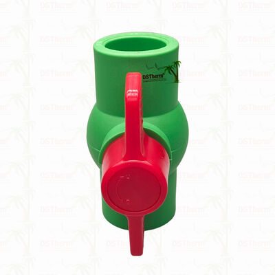 Valvola a sfera di plastica PPR con sfera di plastica per impianti idraulici 20-63 mm perdita zero
