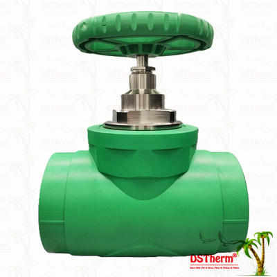 7 mm Spessore Lavatrice PPR Valvola di cancello Flusso pesante Facile installazione Anti-ruggine resistente