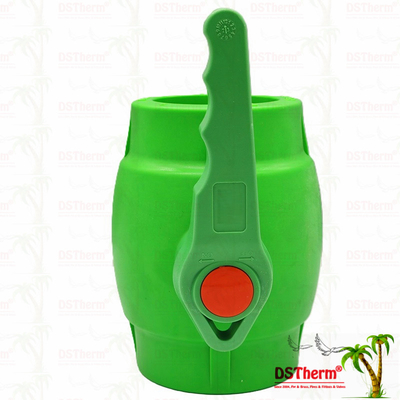 Valvola a sfera in plastica PPR con maniglia d'allungamento e maniglia d'allungamento ergonomica a sfera in ottone 20-63 mm