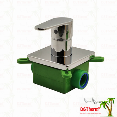 Valvola miscelatore doccia a 3 vie cromata PPR 20mm 25mm